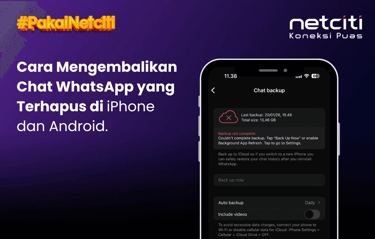 Cara Mengembalikan Chat WhatsApp yang Terhapus di iPhone dan Android