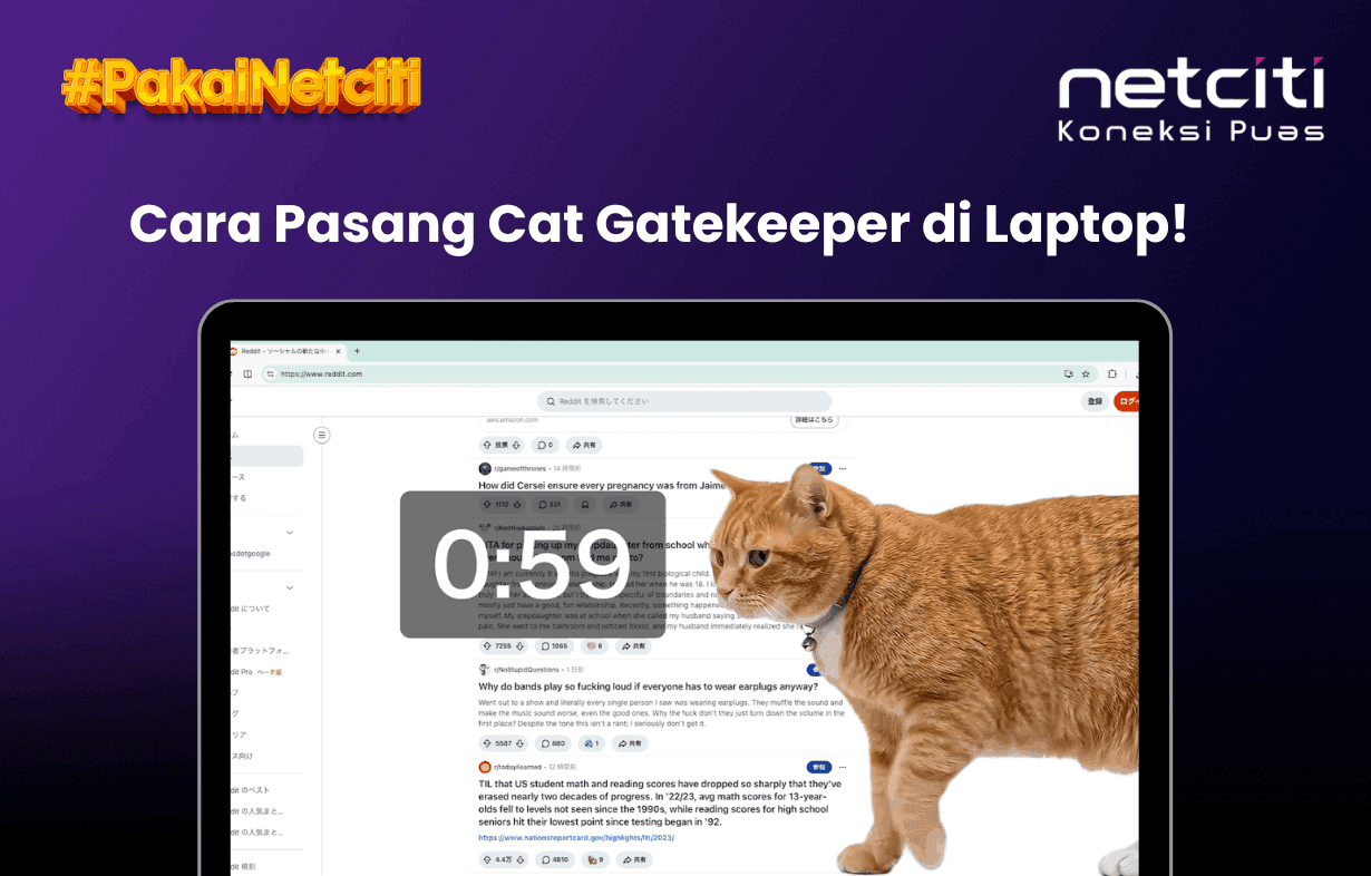 Produktif dengan CAT Gatekeeper, Pasang di Laptop Sekarang!